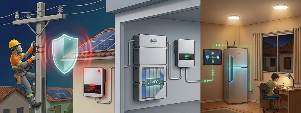 Capa do Capítulo Bônus — Baterias, Sistemas Híbridos e Anti-Ilhamento