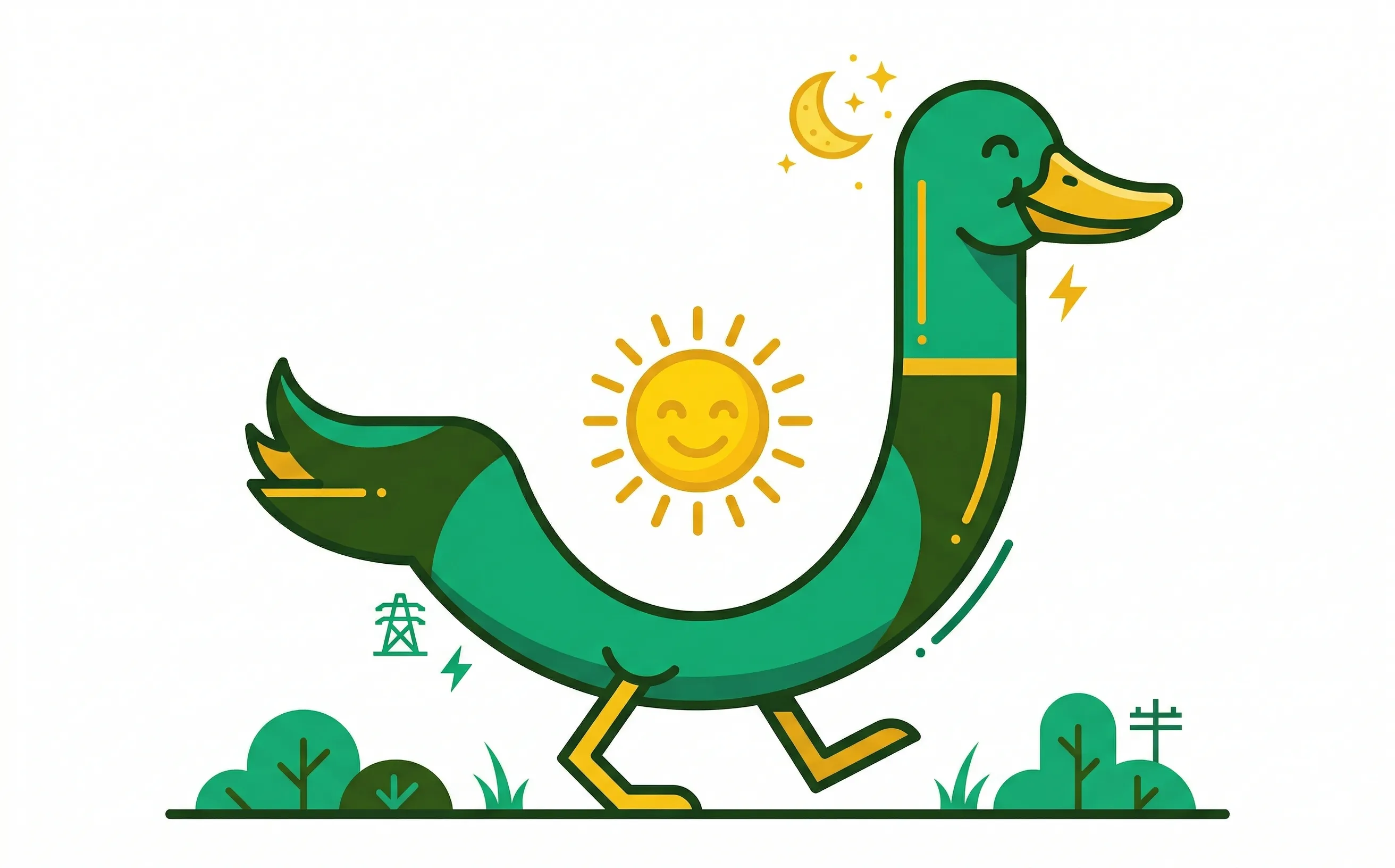 Curva do Pato (Duck Curve): por que a geração solar cria excedente ao meio-dia