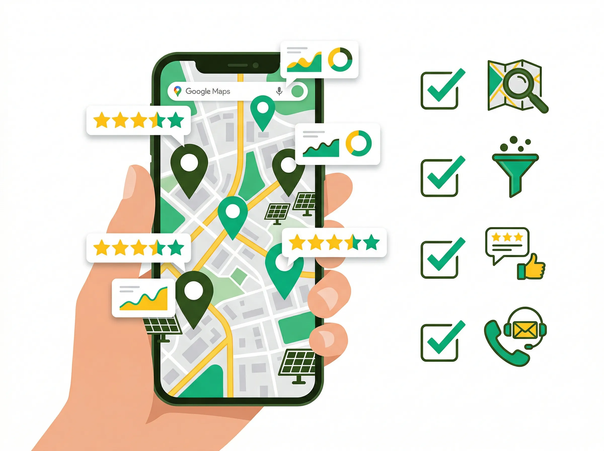 Método Google Maps: como encontrar integradoras confiáveis na sua região