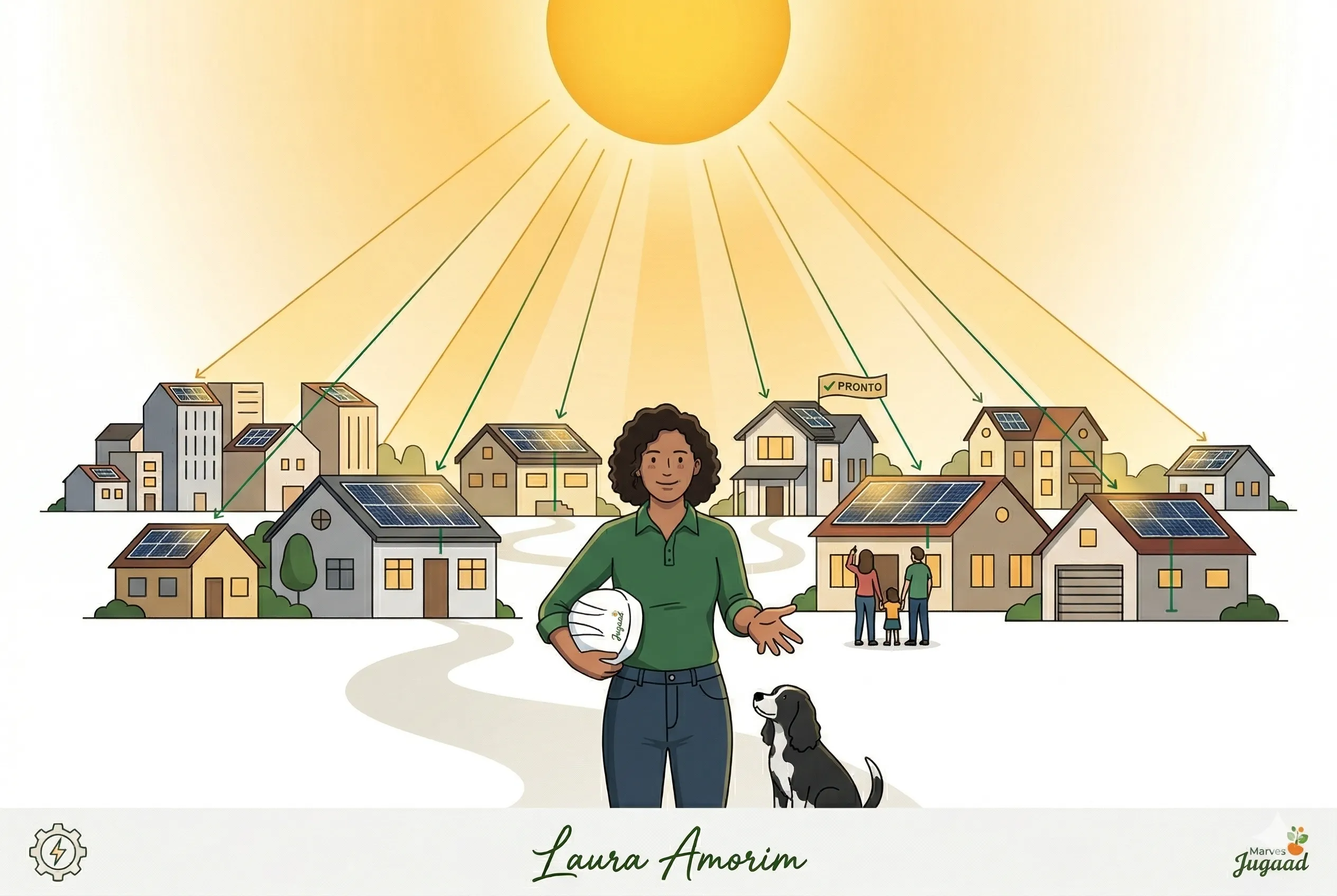 Laura Amorim: 10 anos de experiência em energia solar, da teoria à prática