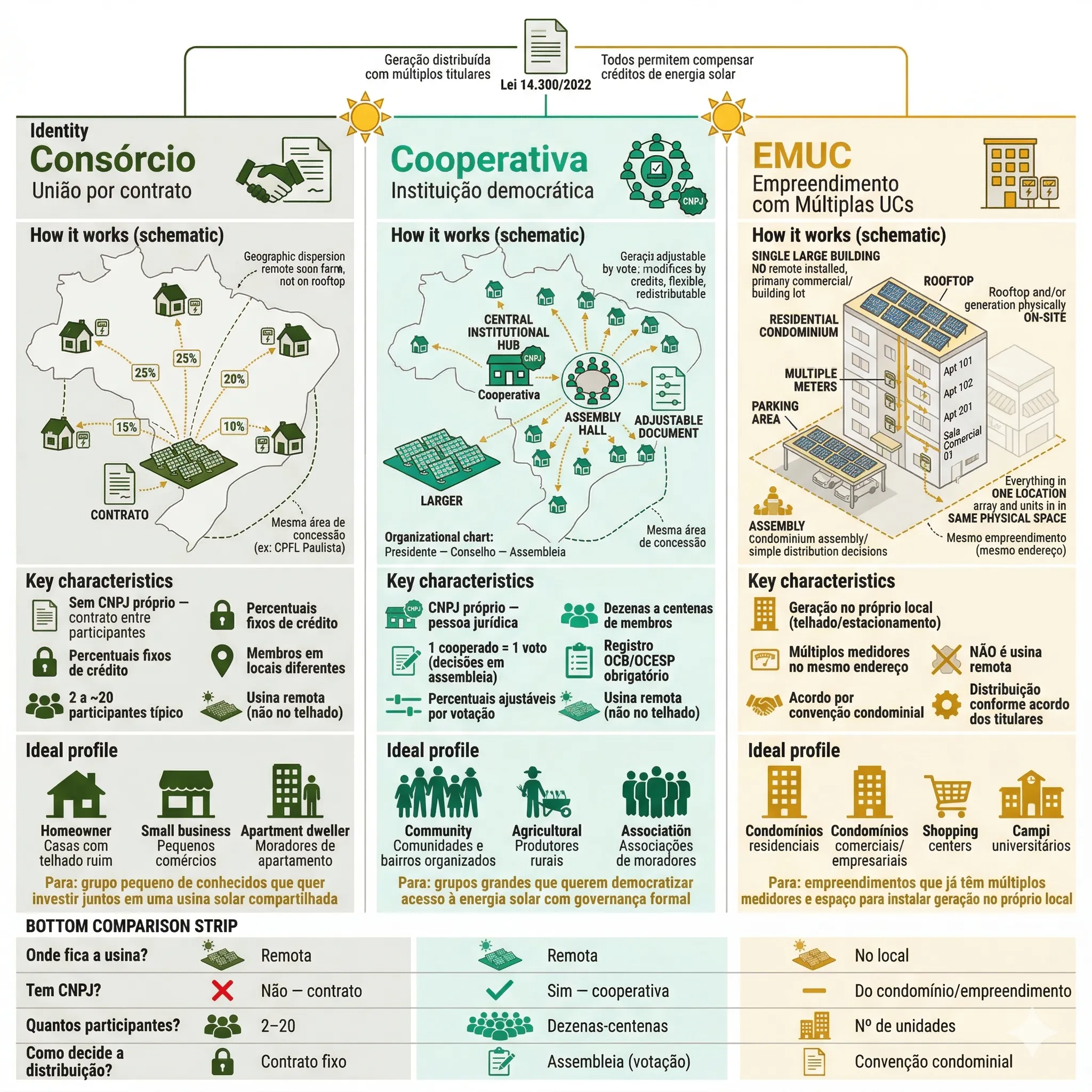 Geração compartilhada: como dividir créditos solares entre múltiplas unidades