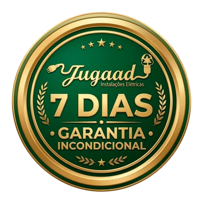 Selo de Garantia Incondicional 7 Dias — Jugaad Instalações Elétricas